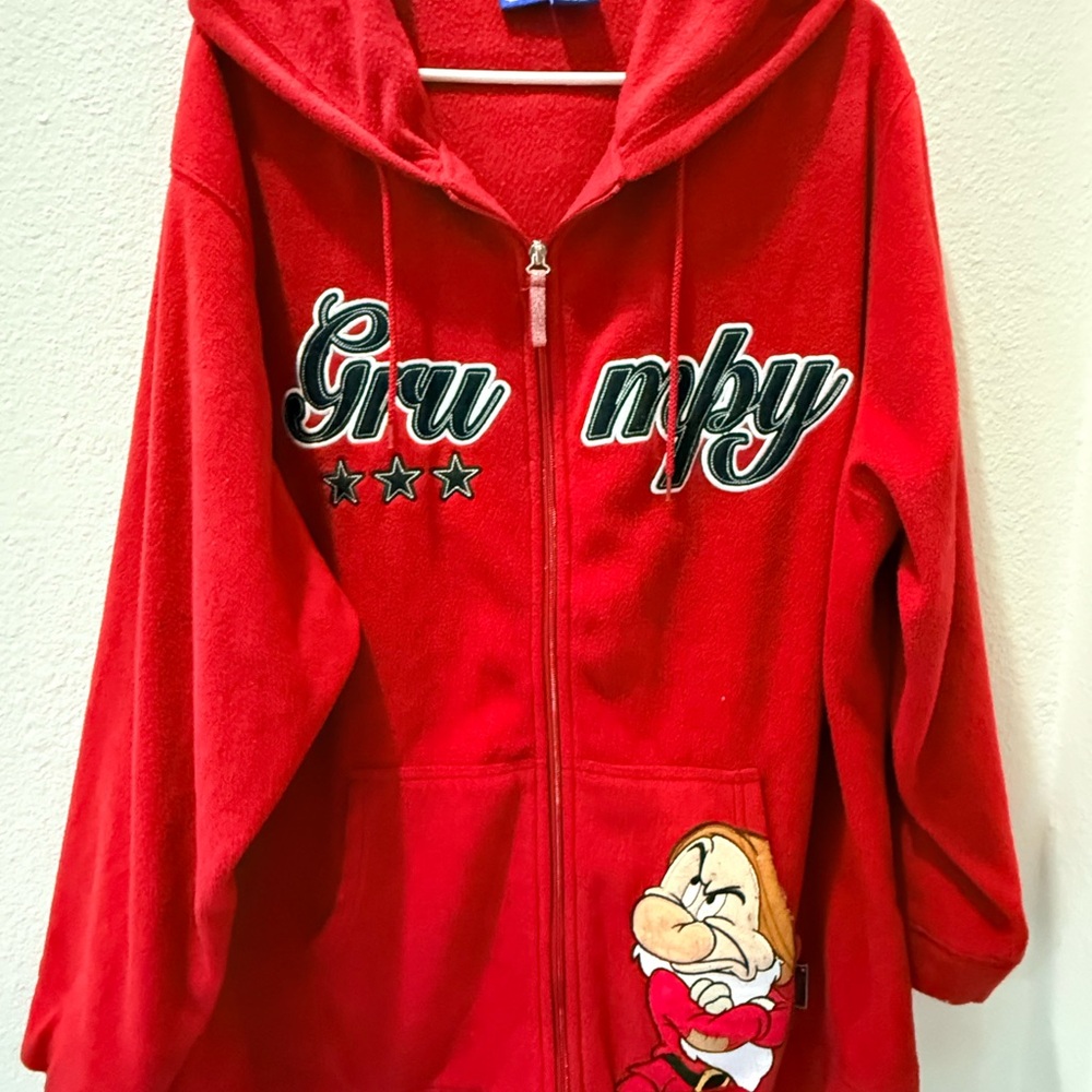 Disney Red Grumpy Kids Hoodie